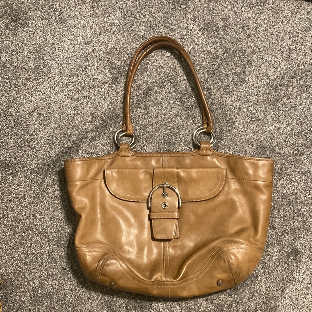 Large Leather Coach Purse